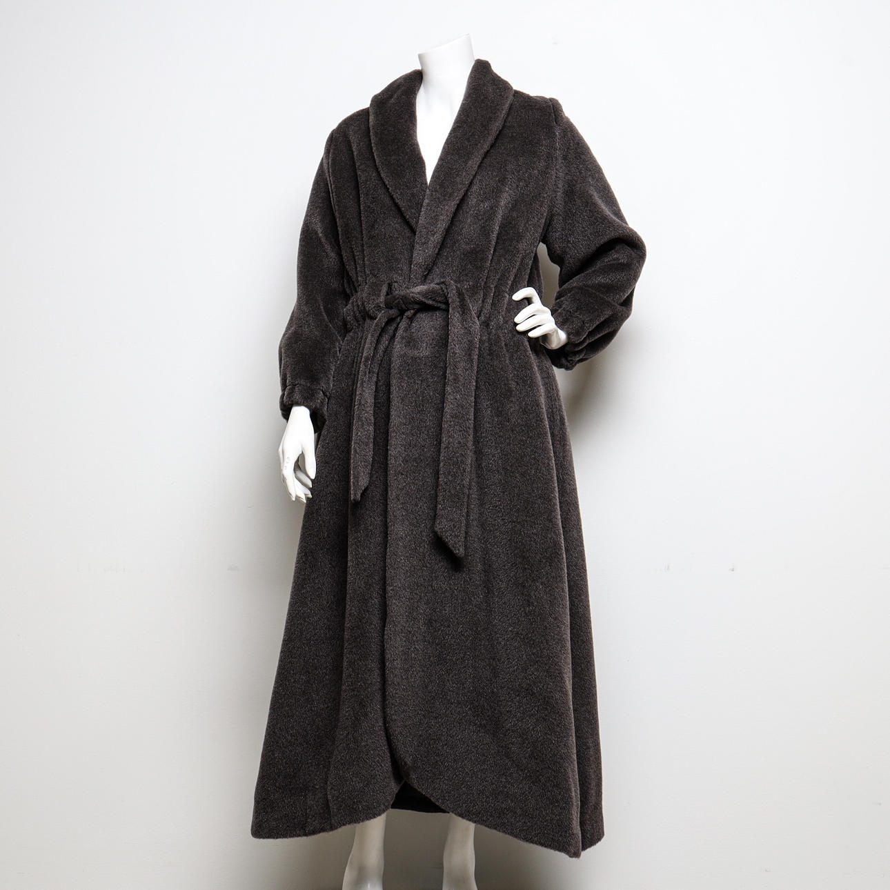 COAT, alpaca and wool, size approx. 40/42.