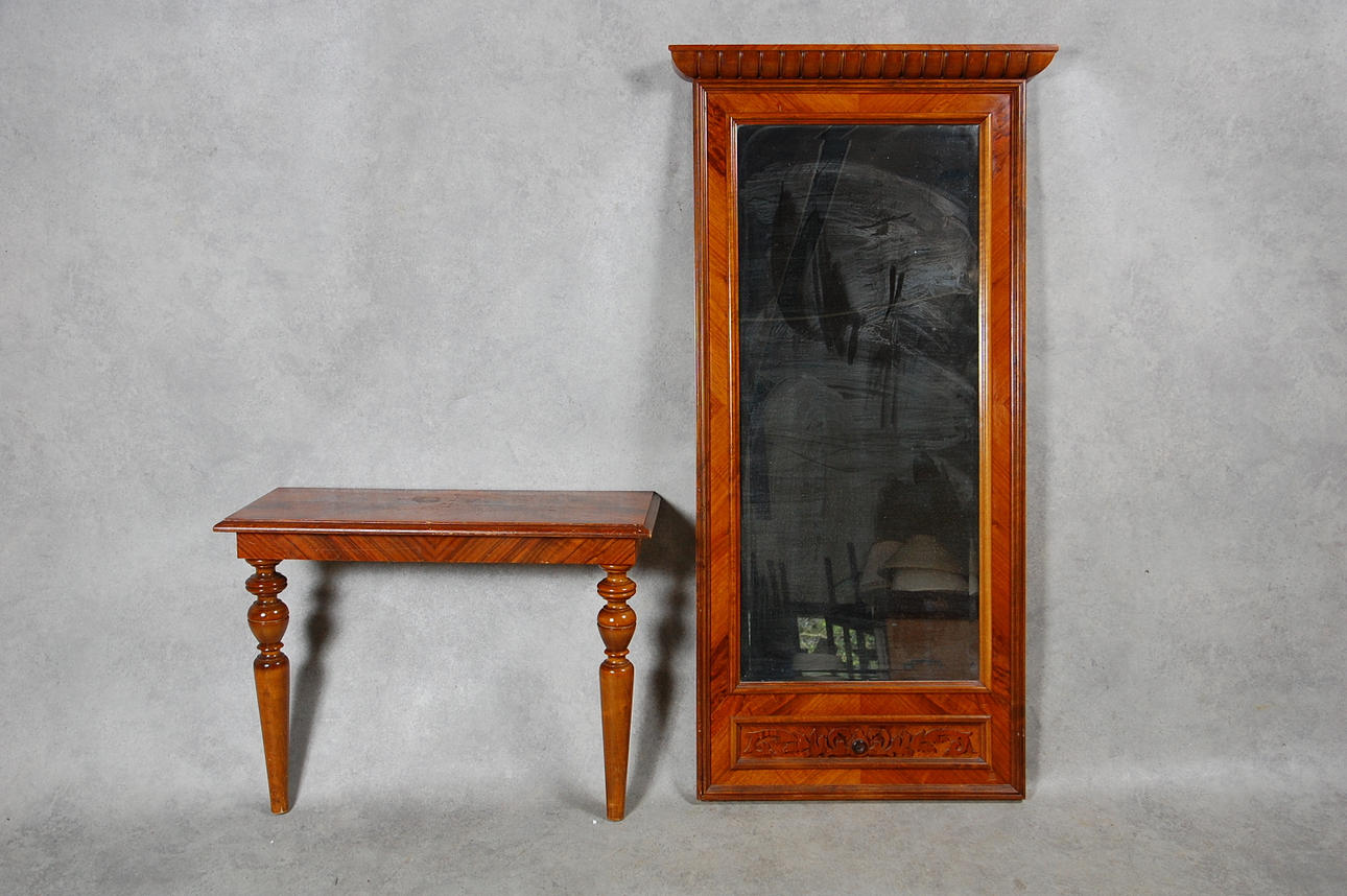 SPEGEL med konsolbord, 1800-talets senare del.