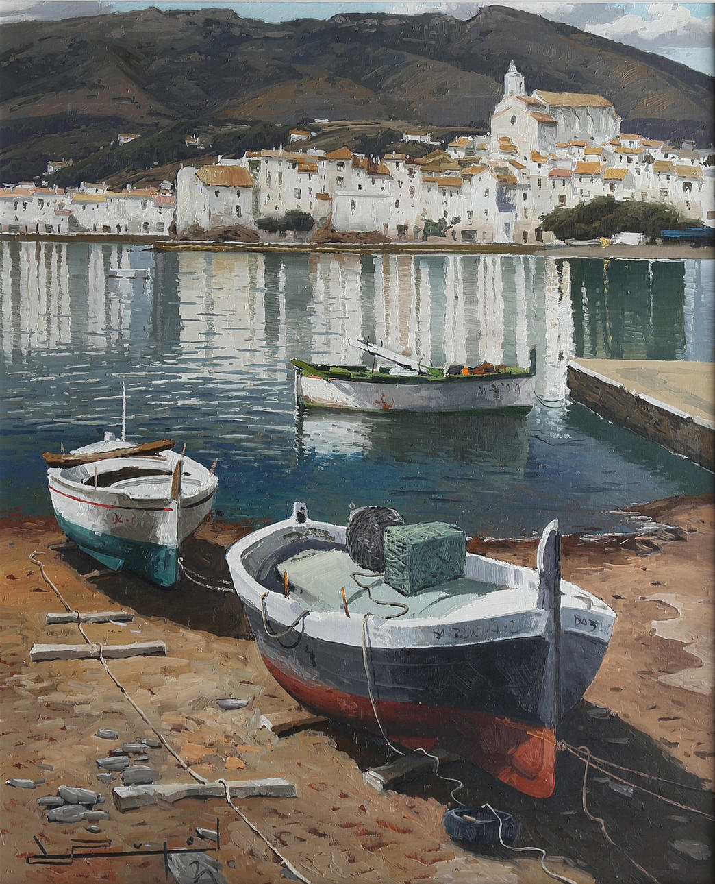 RAMÓN PUJOL. Vista de Cadaqués.