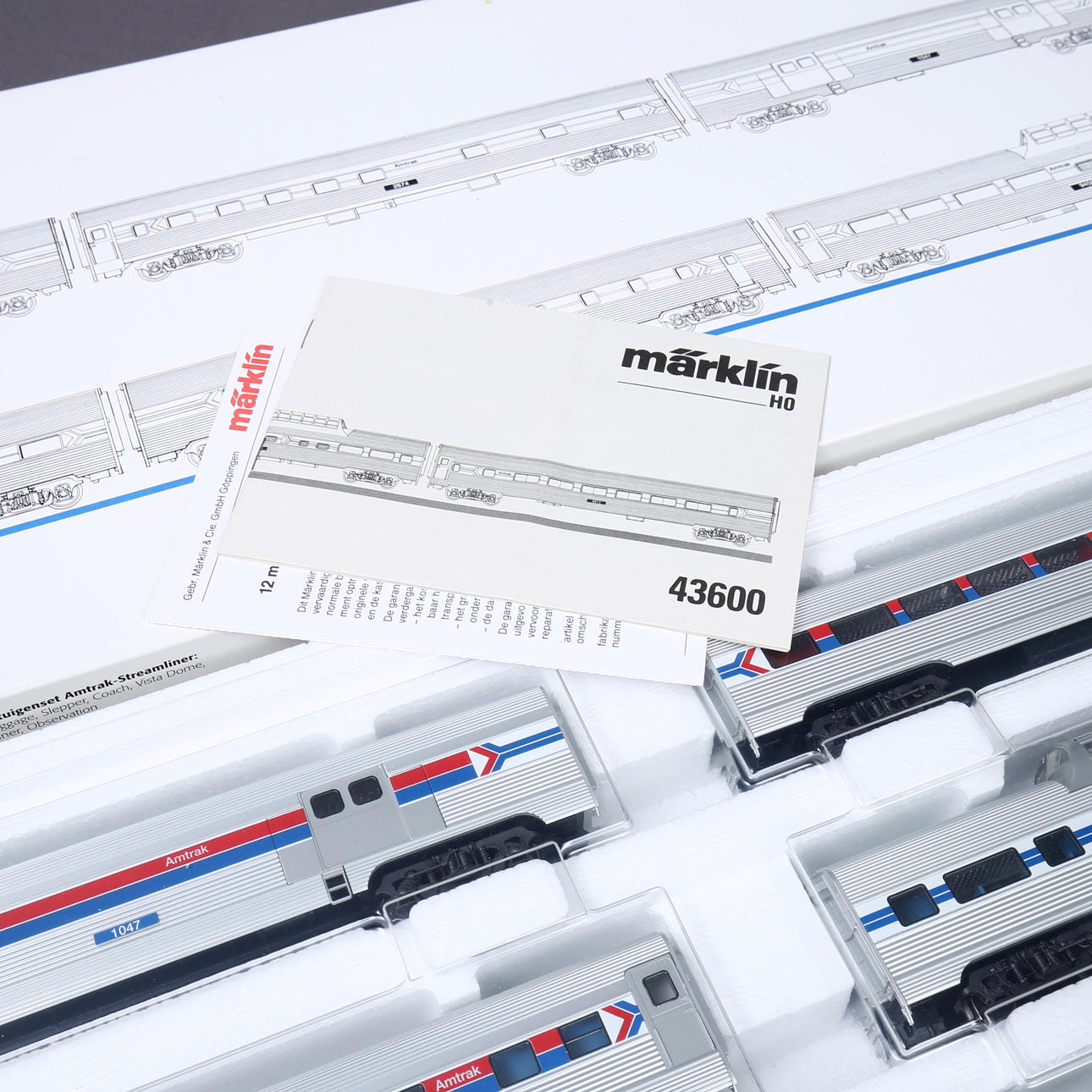 MÄRKLIN 43600 amerikanskt vagnset, 