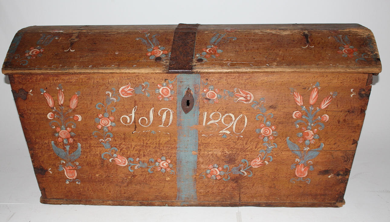 KISTA, trä daterad 1820.