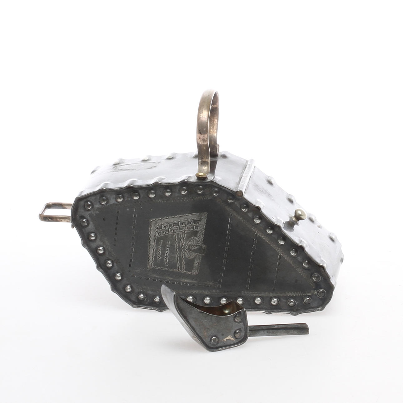 BURK med SKOPA, nysilver, England, tidigt 1900-tal.