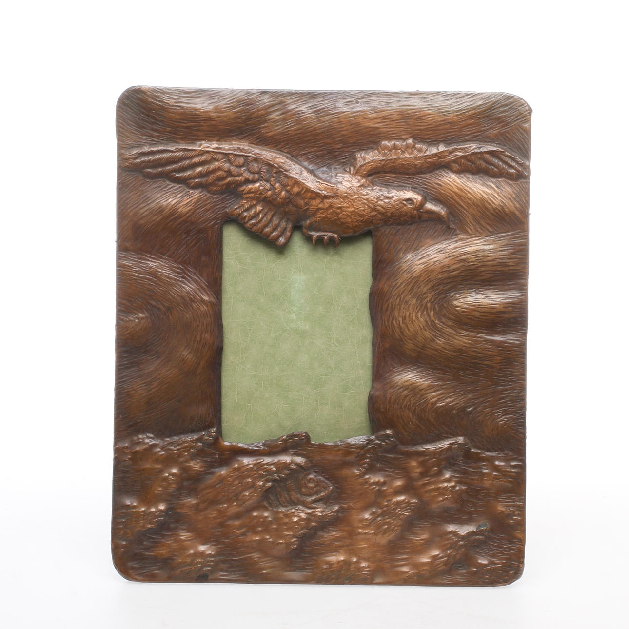 FOTORAM, koppar, jugend, 1900-talets början.