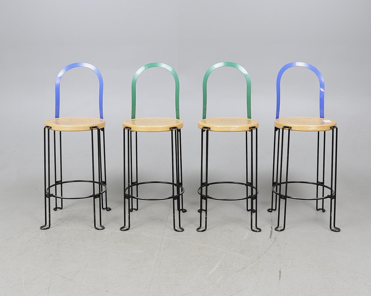 BARSTOLAR, 4 st. Börge Lindau, Blå Station, 2000-tal.