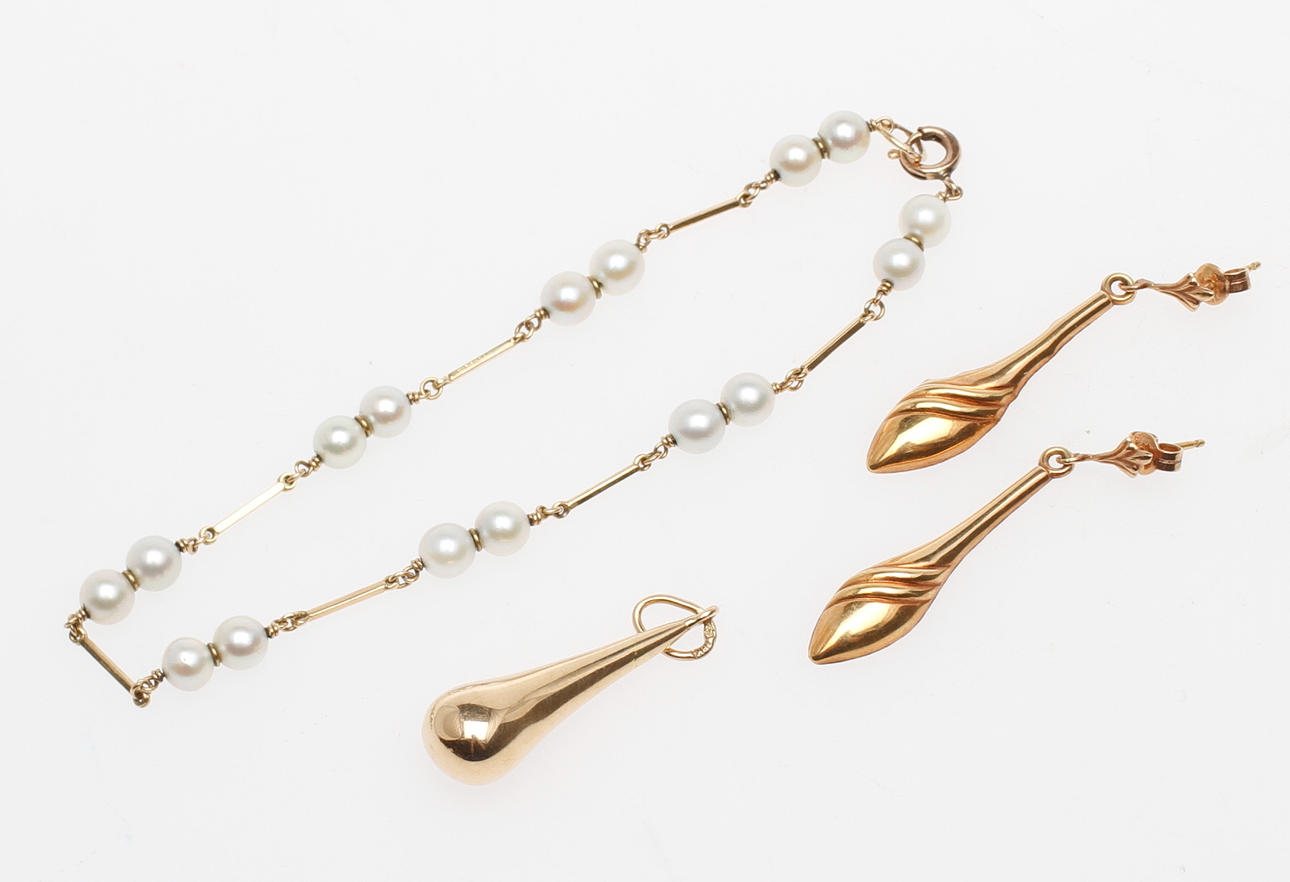 PARTI GULD, 18k, ca 9,4g.