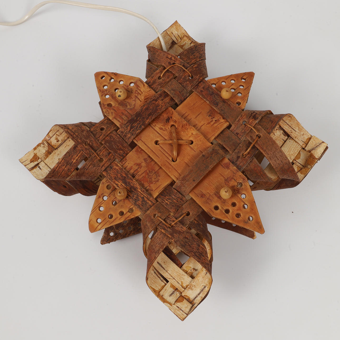 ADVENTSSTJÄRNA, näver, 1900-tal.