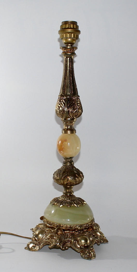 LAMPA, onyx och mässing.