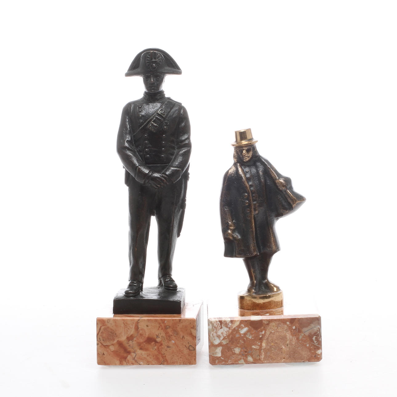 SKULPTURER 2 st, brons, 1900-tal.