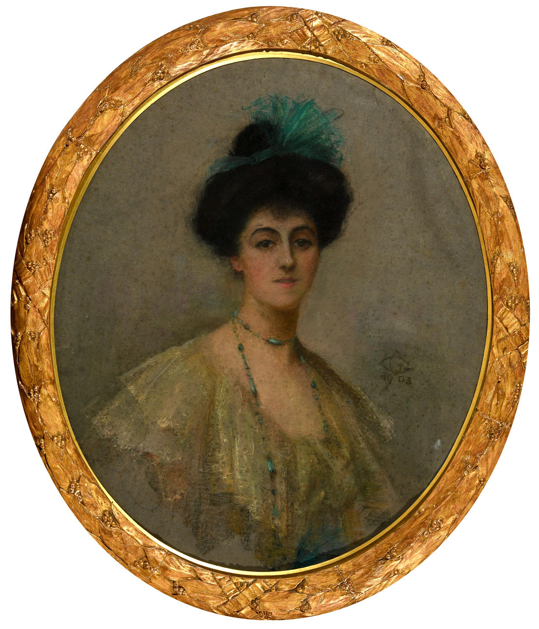 GWENNY GRIFFITHS (1867-1953). PORTRAIT OF A LADY.