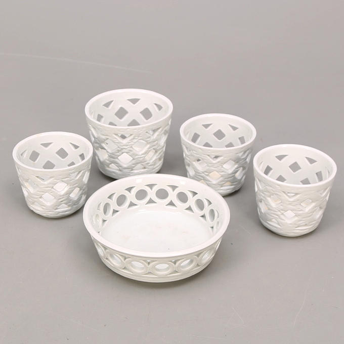 YTTERFODER, 4 st, SKÅL Olympia, Gunnar Nylund, Rörstrand.