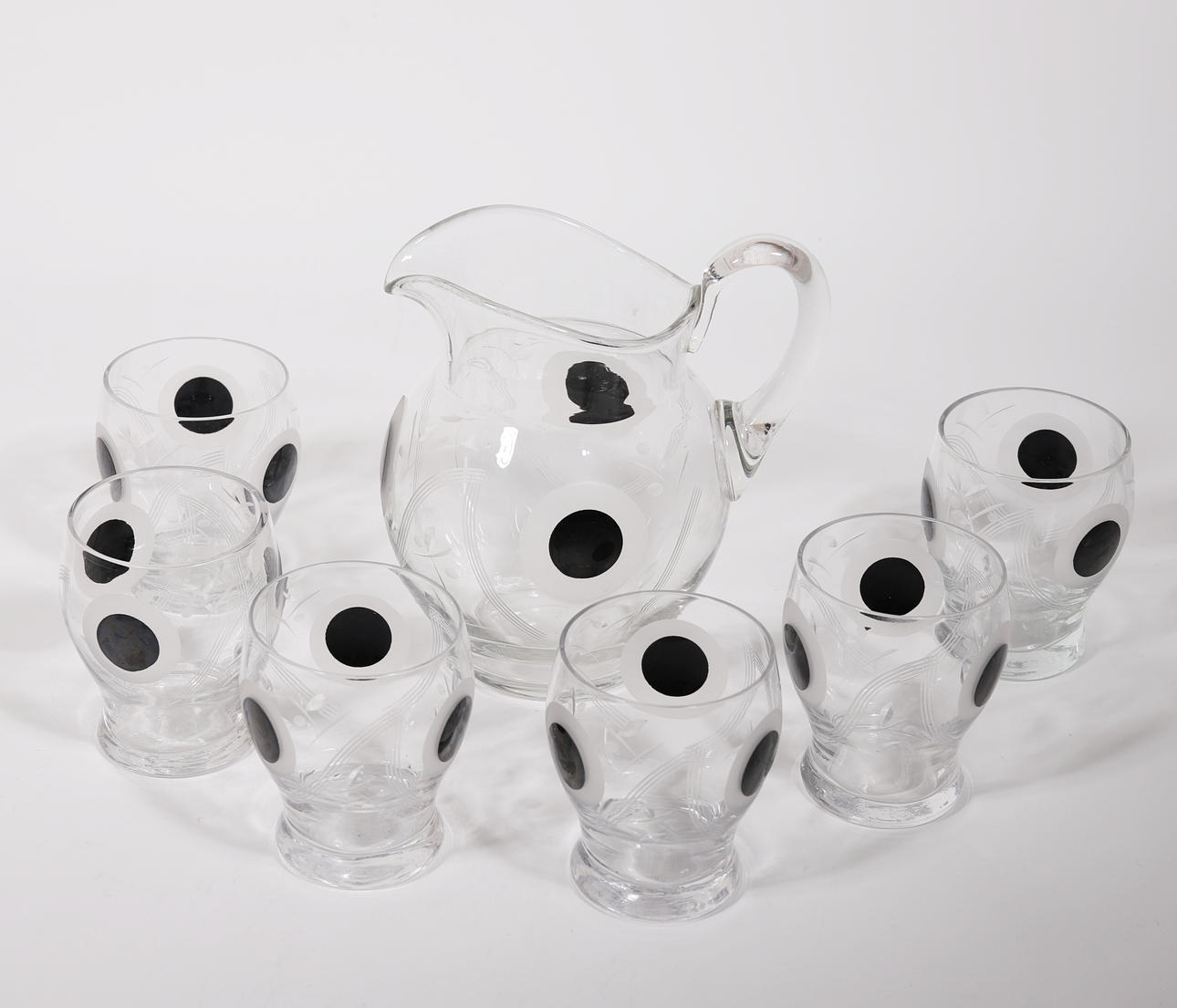 KANDE VAND MED 6 GLAS.