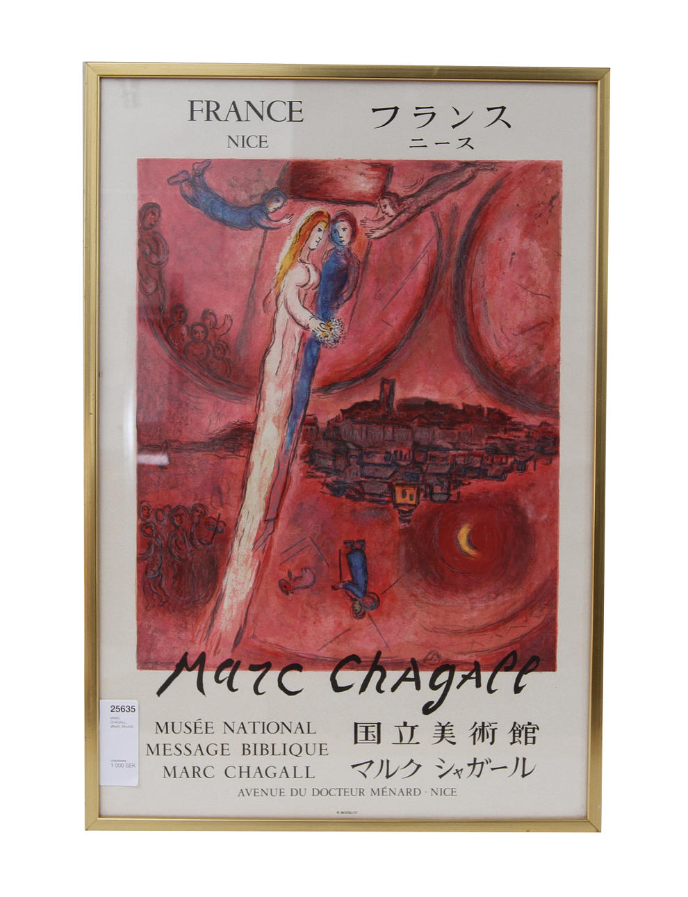 MARC CHAGALL, affisch, Mourlot.