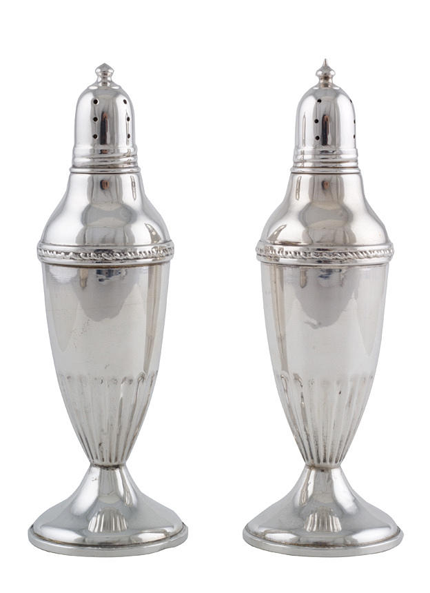 SALT OCH PEPPAR, sterlingsilver fylld, ca. 205 g.