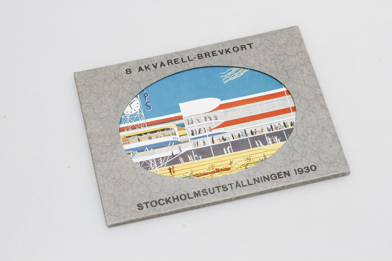 BREVKORT, 8 st i förpackning, Stockholmsutställningen 1930.
