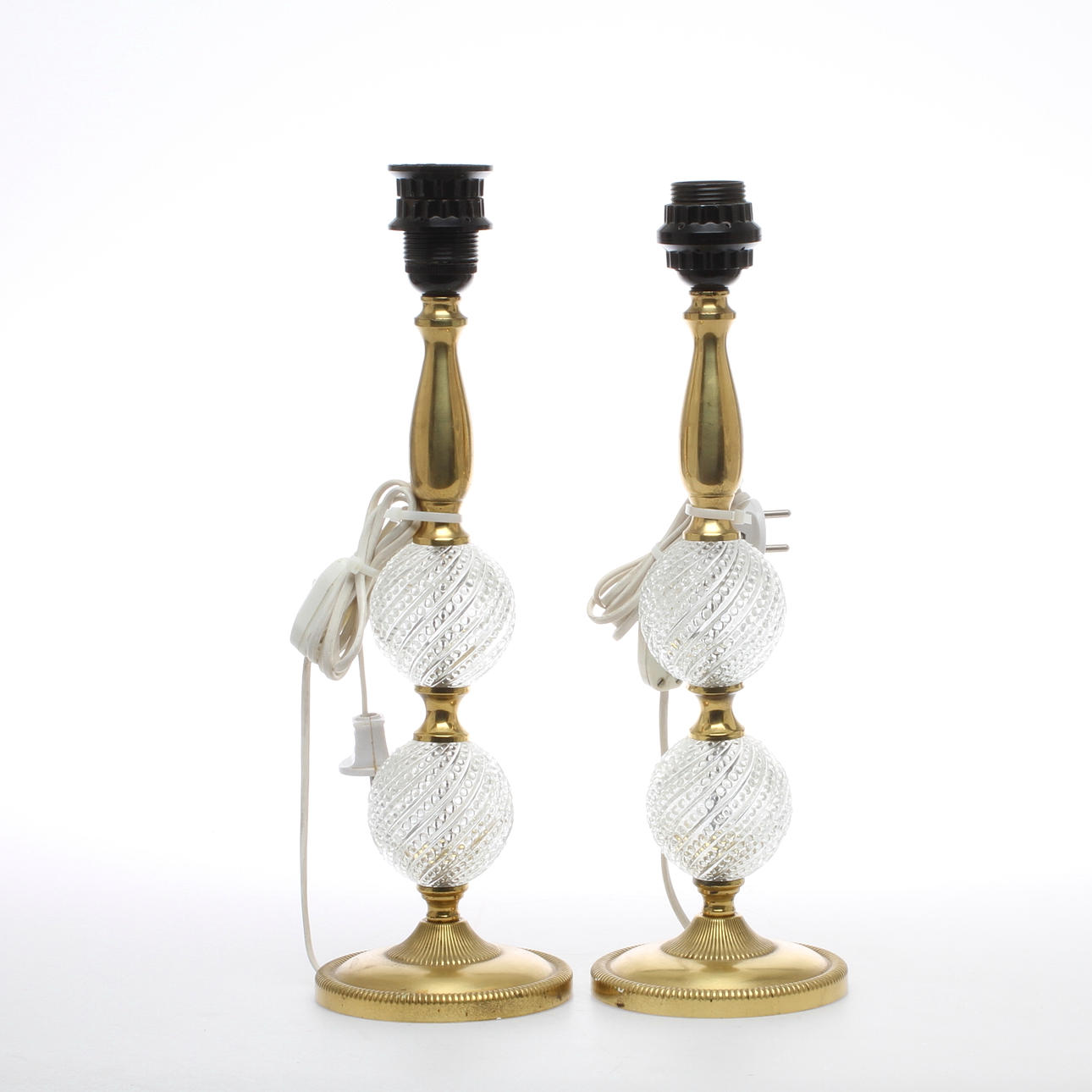 BORDSLAMPOR, 1 par, ABO Danmark.