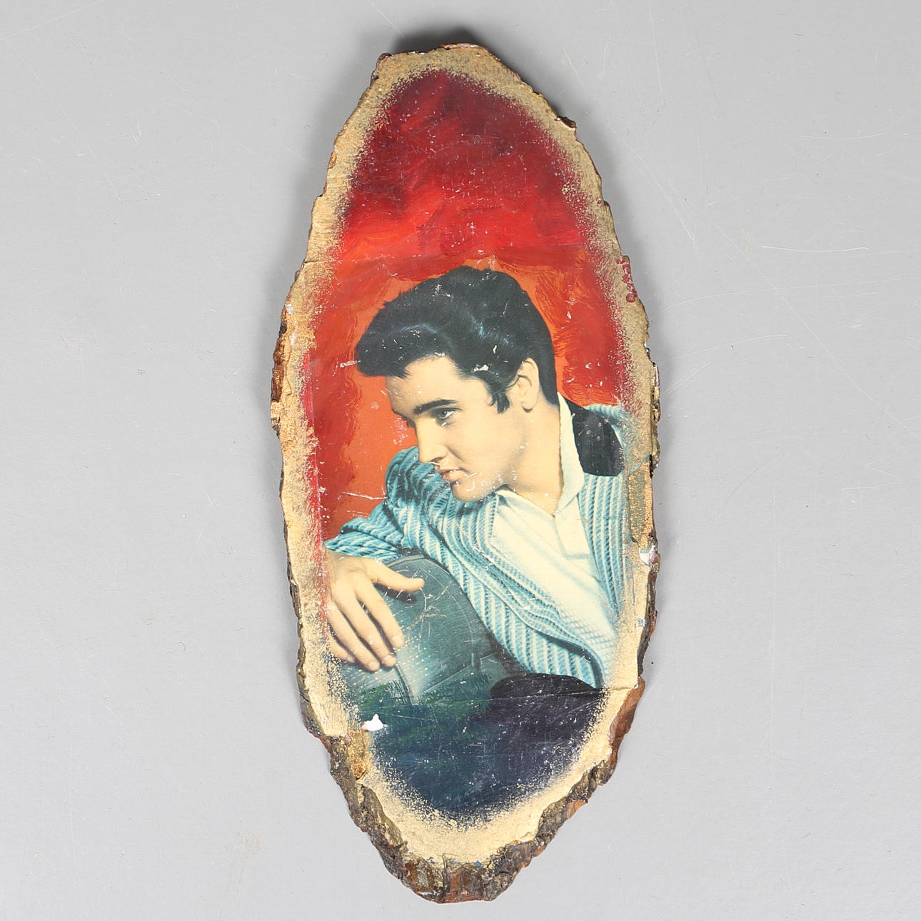 DRUCK auf Holz, Elvis.