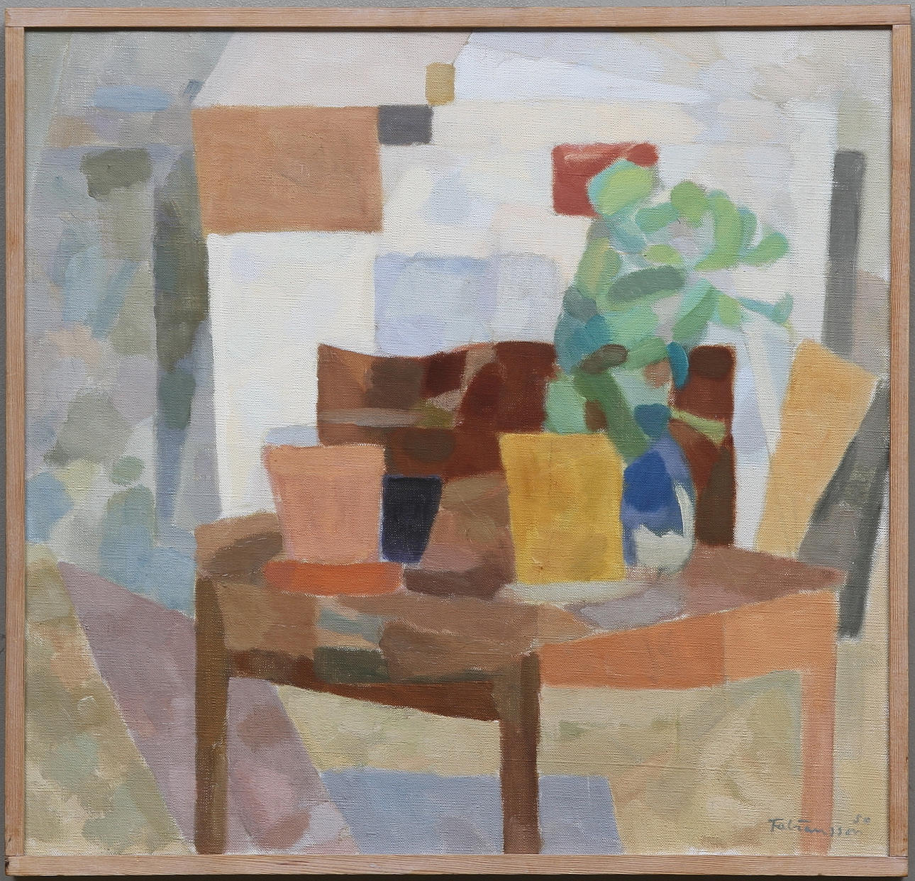 TURE FABIANSSON. Olja på duk, signerad och daterad 50.