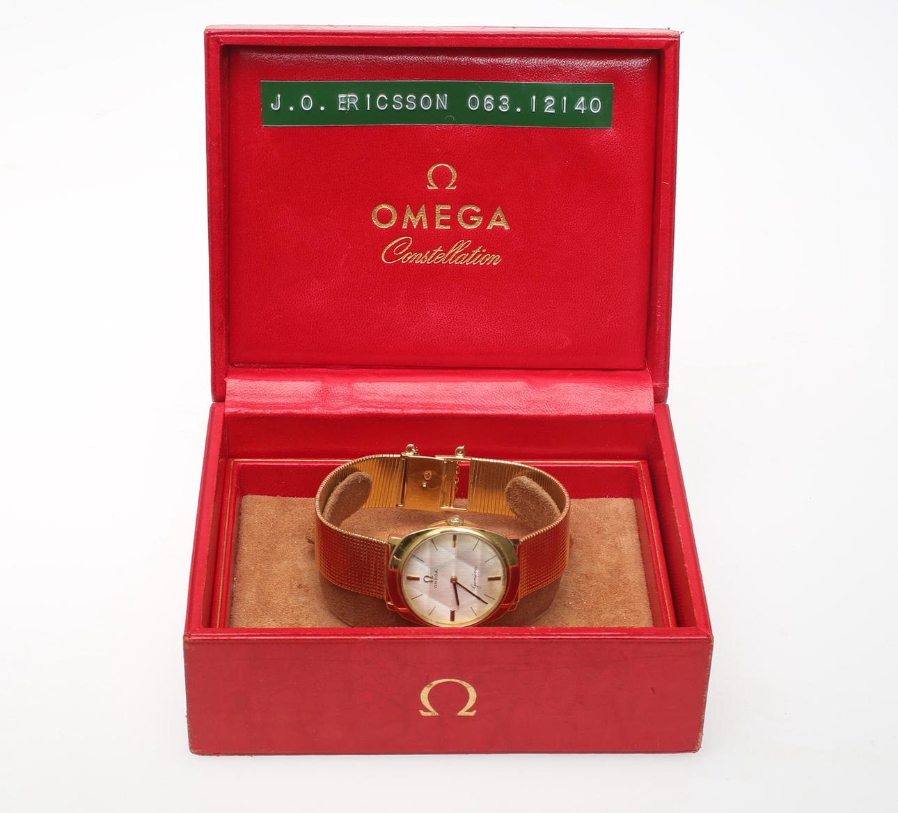 HERRARMBANDSUR, Omega Geneve, 18 karat.