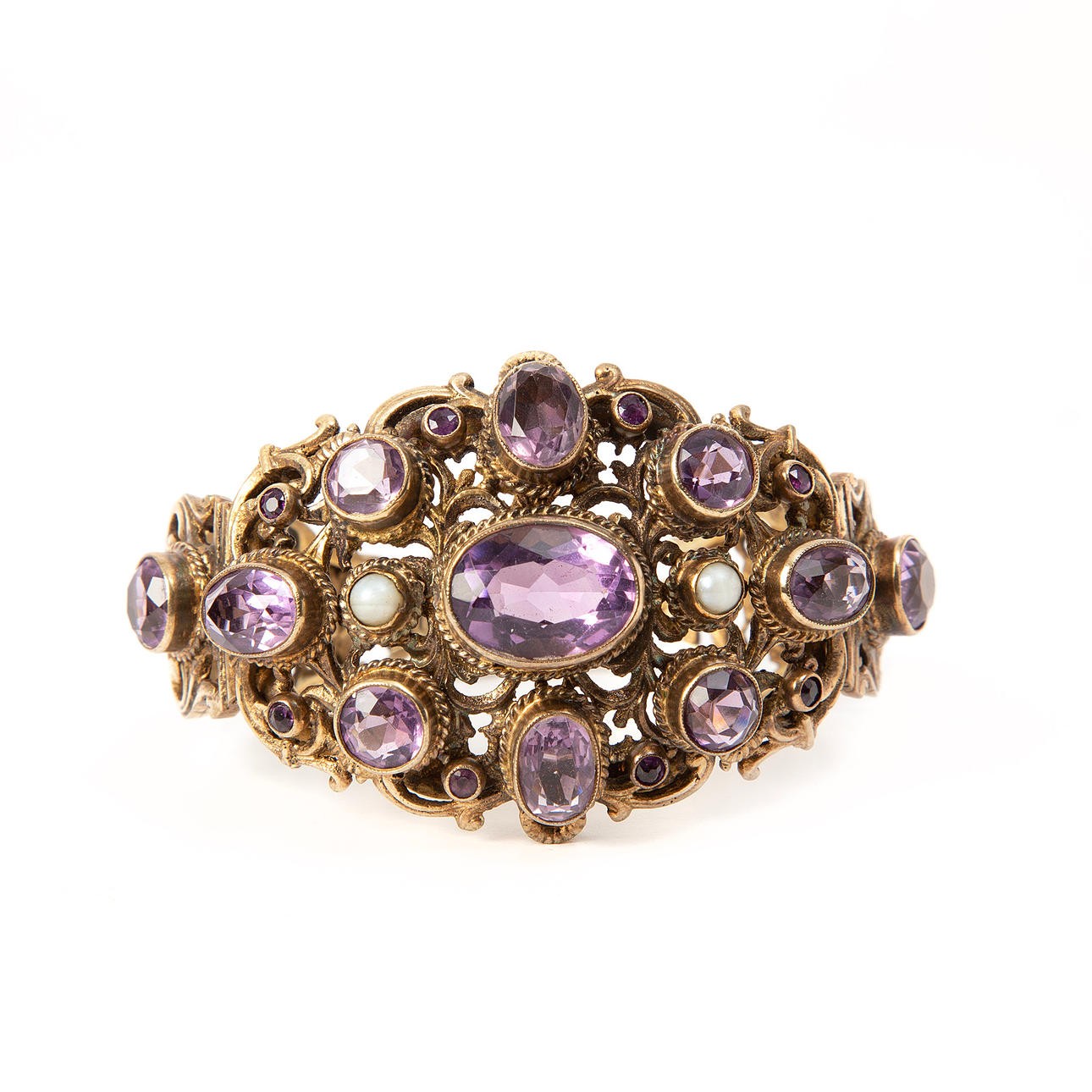 SCHMUCK, 5-teilig, 19./20. Jahrhundert.