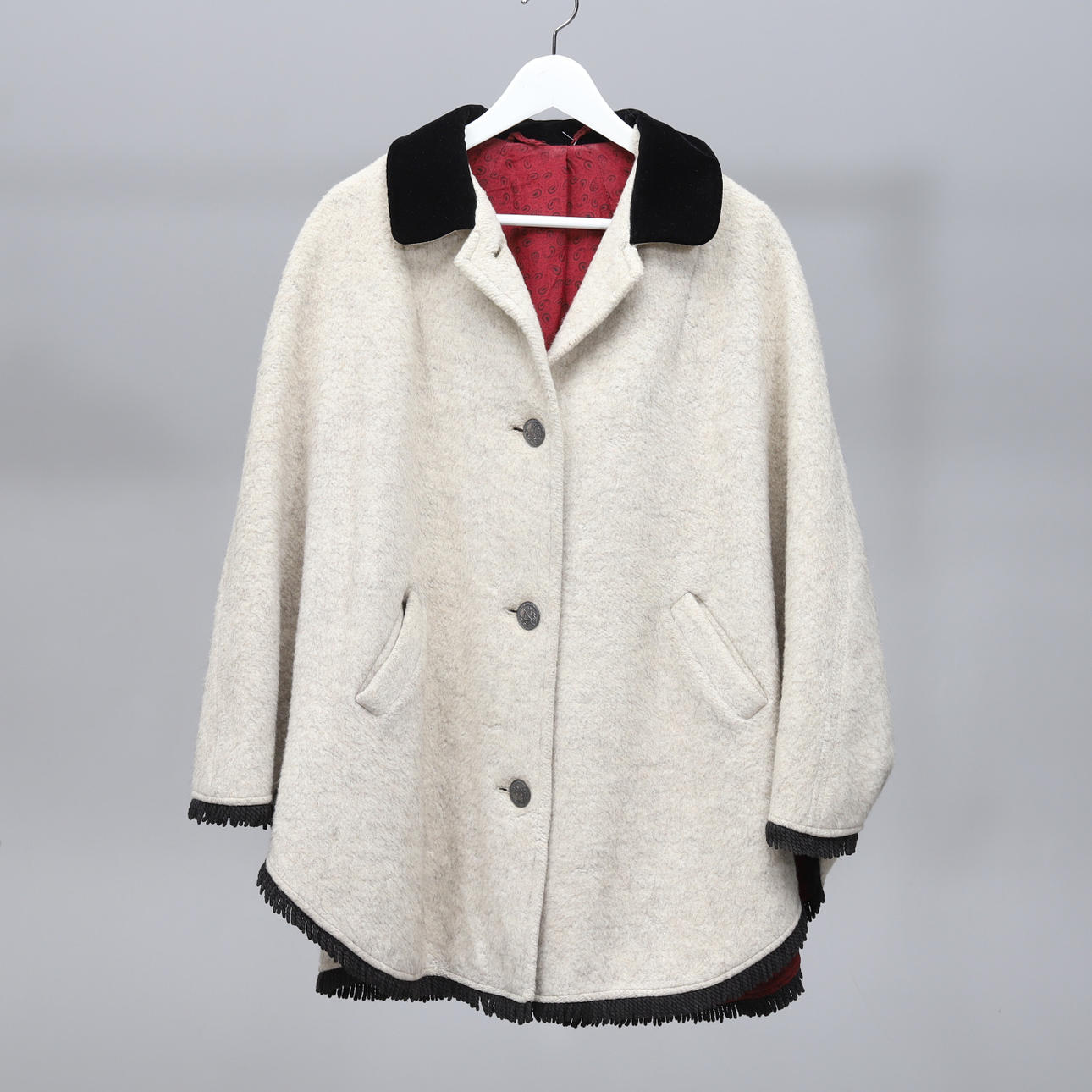 CAPE, wool, Loden, Tlapa, Vienna.