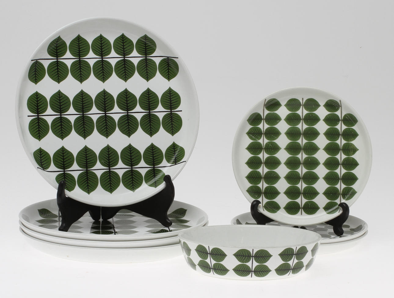 MATSERVISDELAR, 8 delar, porslin, "Berså", Stig Lindberg.