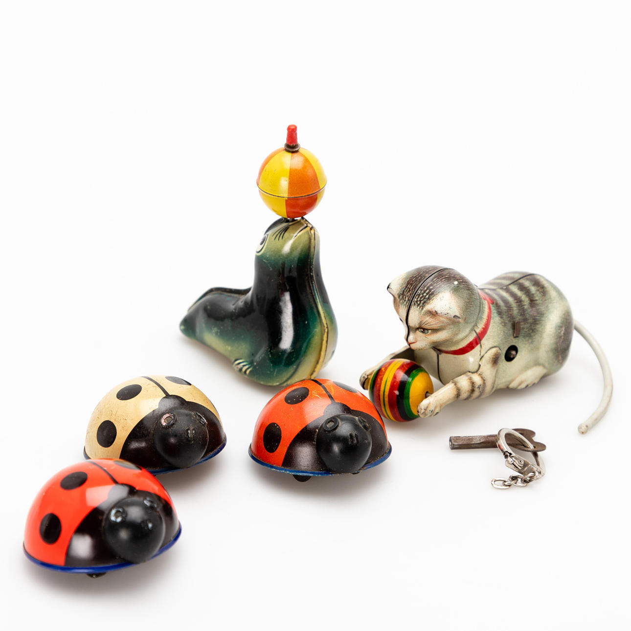 LEHMANN / KÖHLER. Roll- und Aufziehtiere (5).