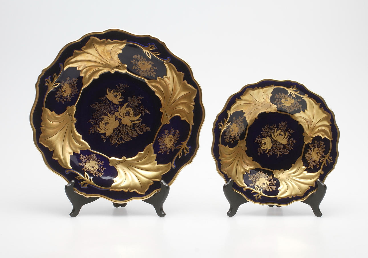 SKÅLFAT, 2 st, porslin, Weimar, Tyskland.