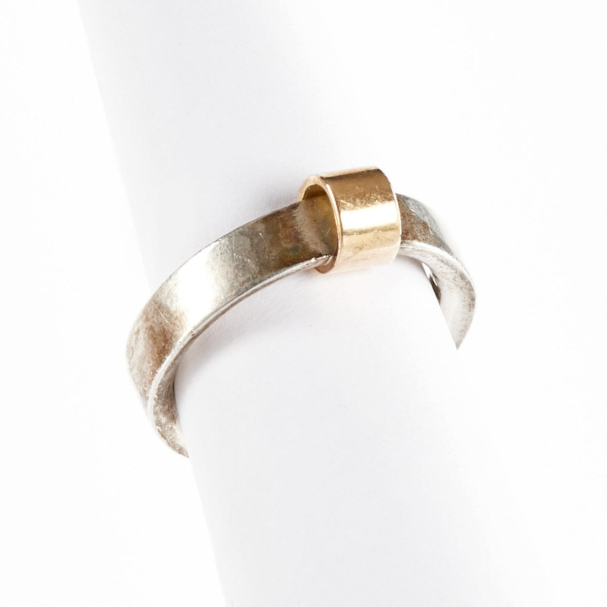 RING, silver och 18 k guld, Anette Heymann.