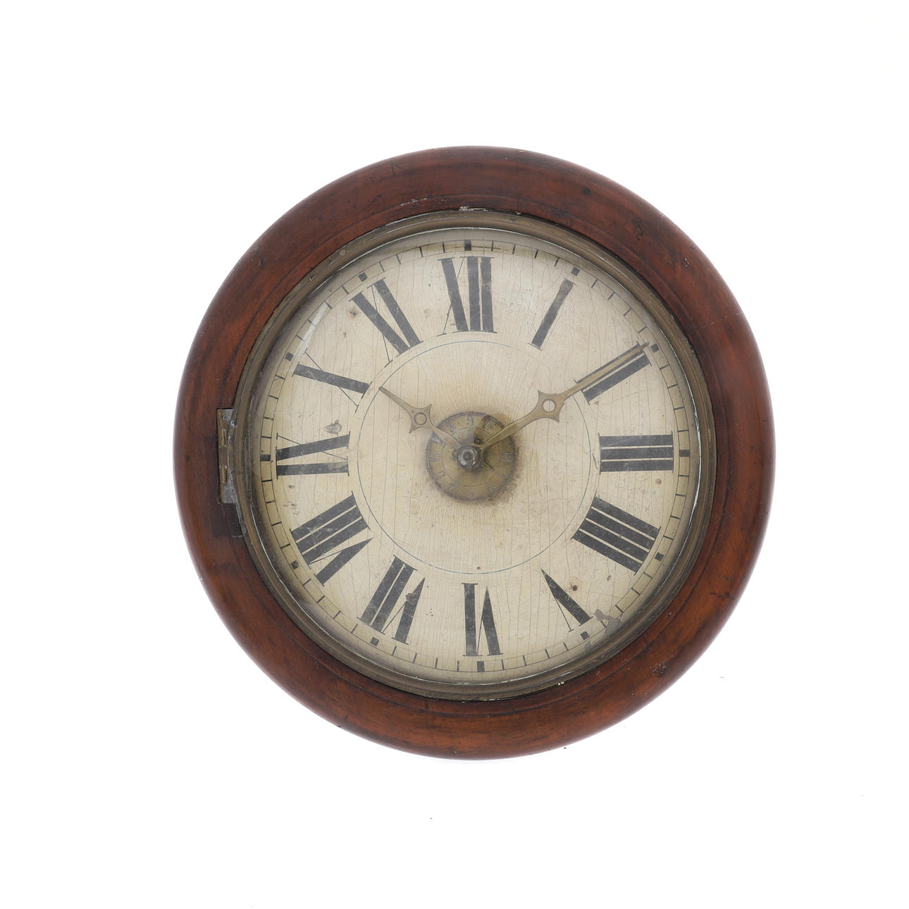 A VICTORIAN POSTMAN'S ALARM WALL CLOCK.