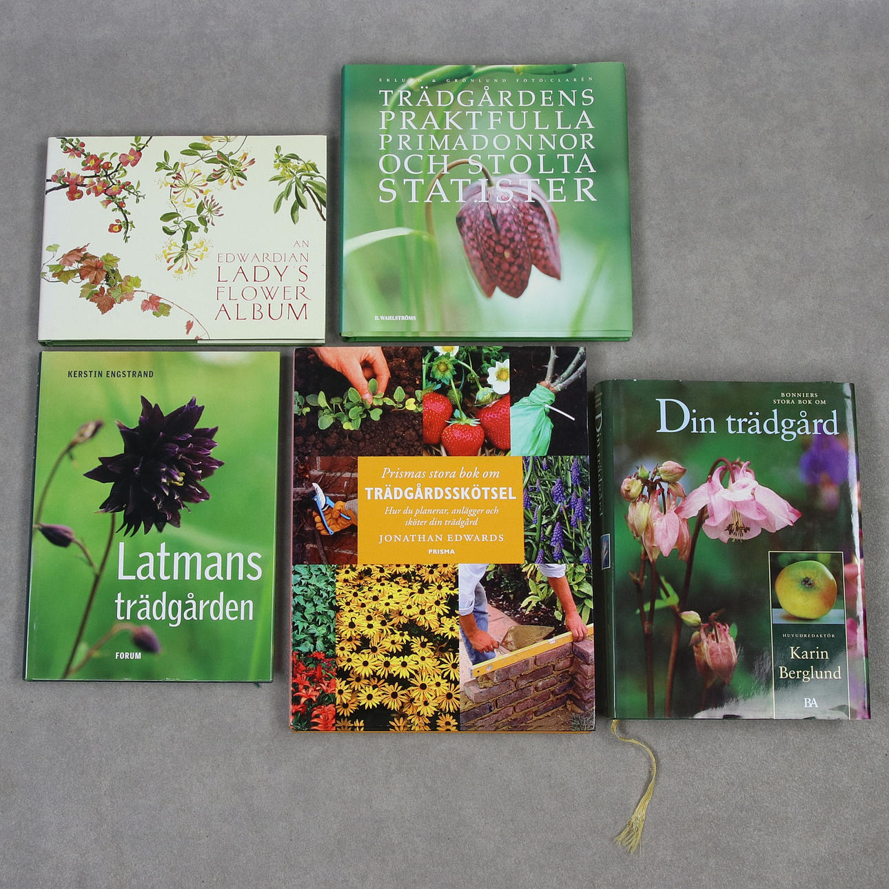 TRÄDGÅRDSBÖCKER, 5 st, 2000-tal.