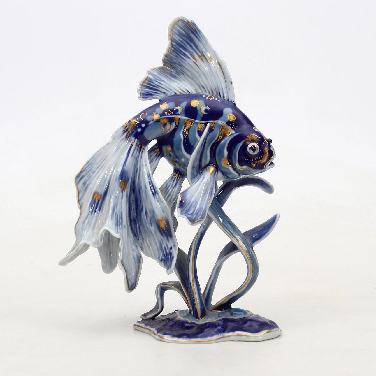 FIGUR, Porzellan, Fisch, Fritz Heidenreich, Rosenthal, Deutschland. Keramik & Porzellan - Europäisch