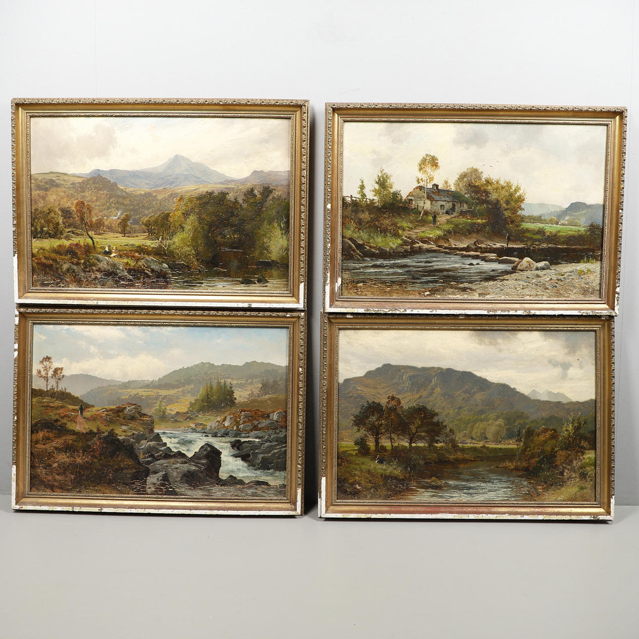JAMES ELLIOT (FL.1884-1897). COUNTRY LANDSCAPES IN THE WELSH BORDERS.