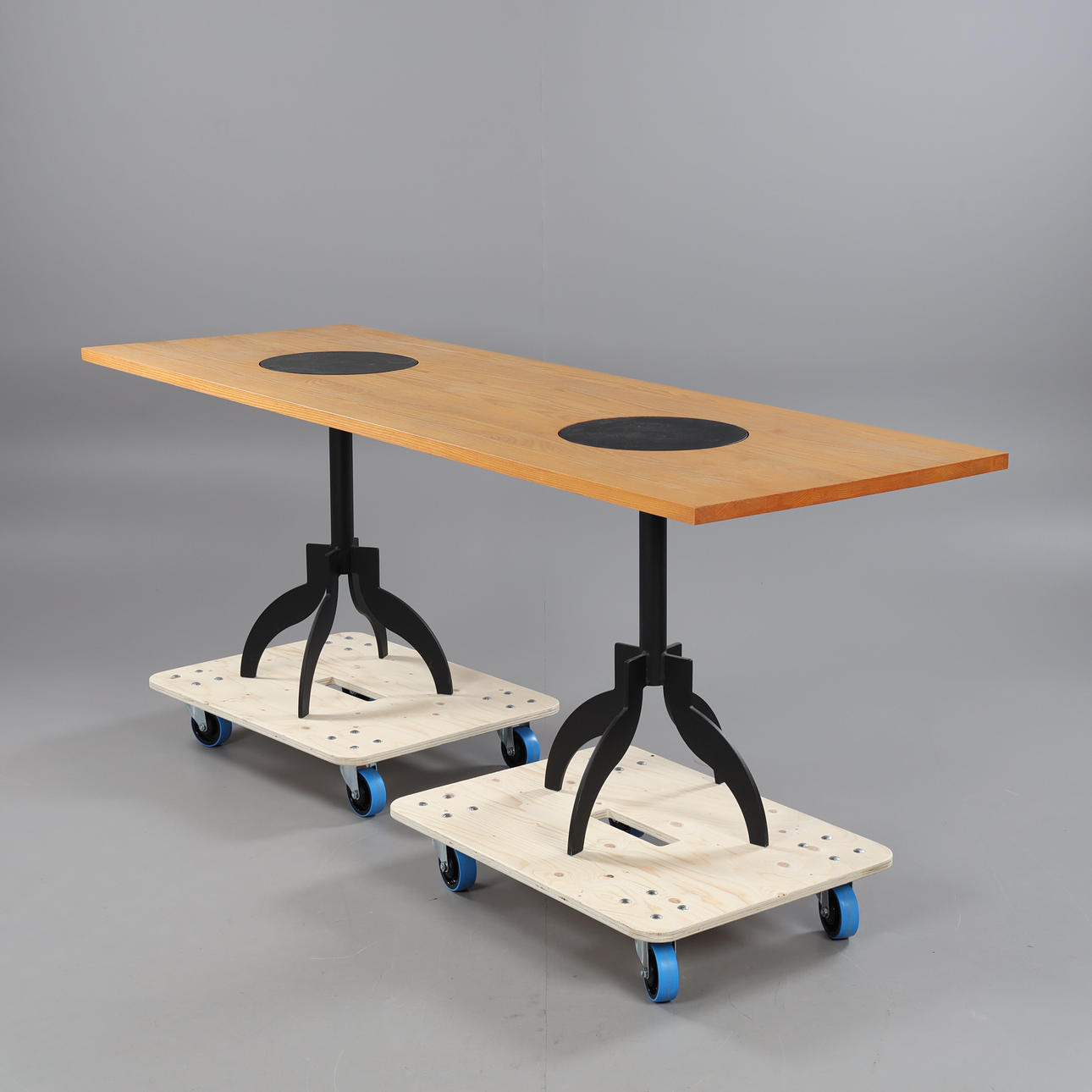 JONAS BOHLIN (F. 1969). Table 'Triptyk', Källemo 1989.