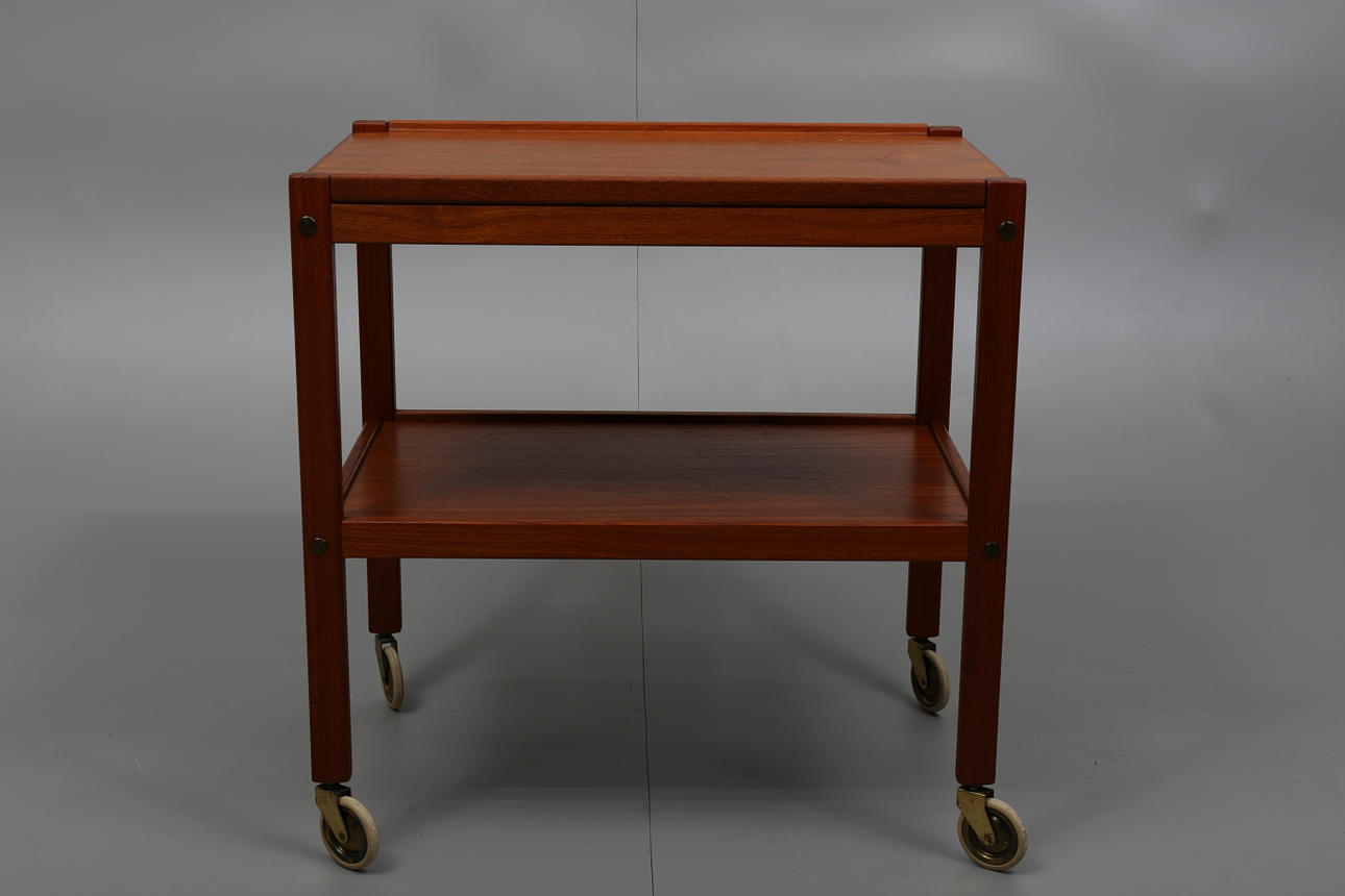 SERVERINGSVAGN, teak, Gustavssons Möbelfabrik, Brittatorp, 1950-tal.