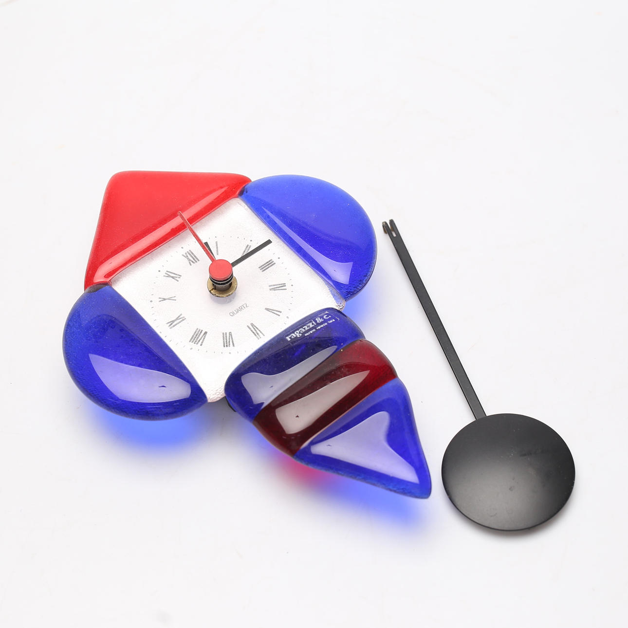 WALL CLOCK, glass, Ragazzi & Co, Murano, Italy.