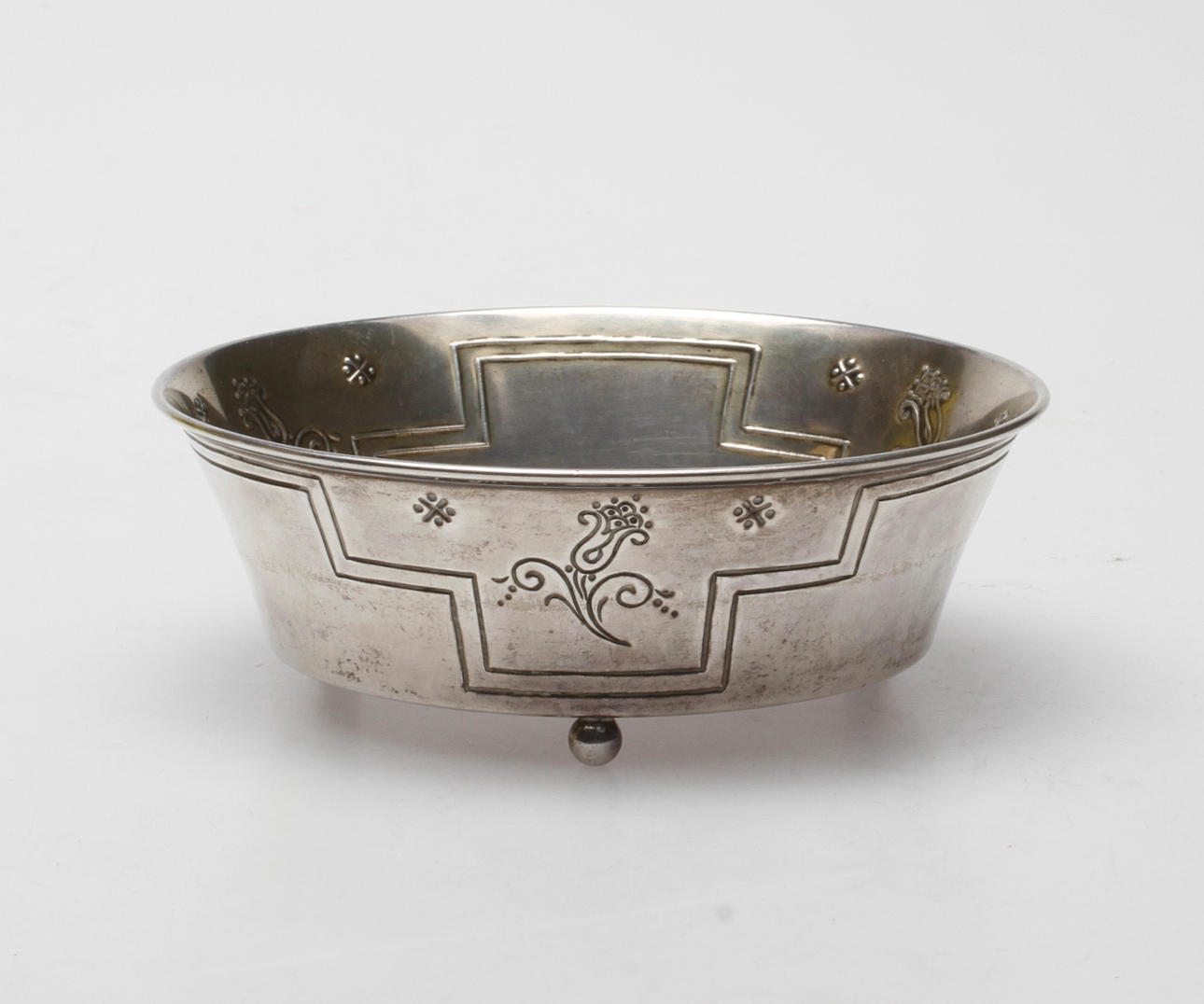 SKÅL, silver, art deco, Johan August Ferngren, Stockholm, 1933.