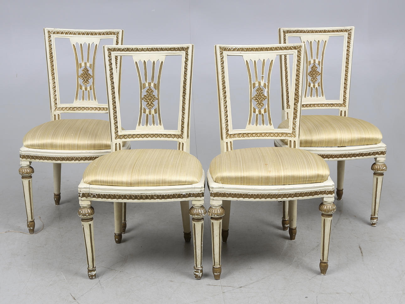 STOLAR, 4 st, gustavianska, omkring 1800.