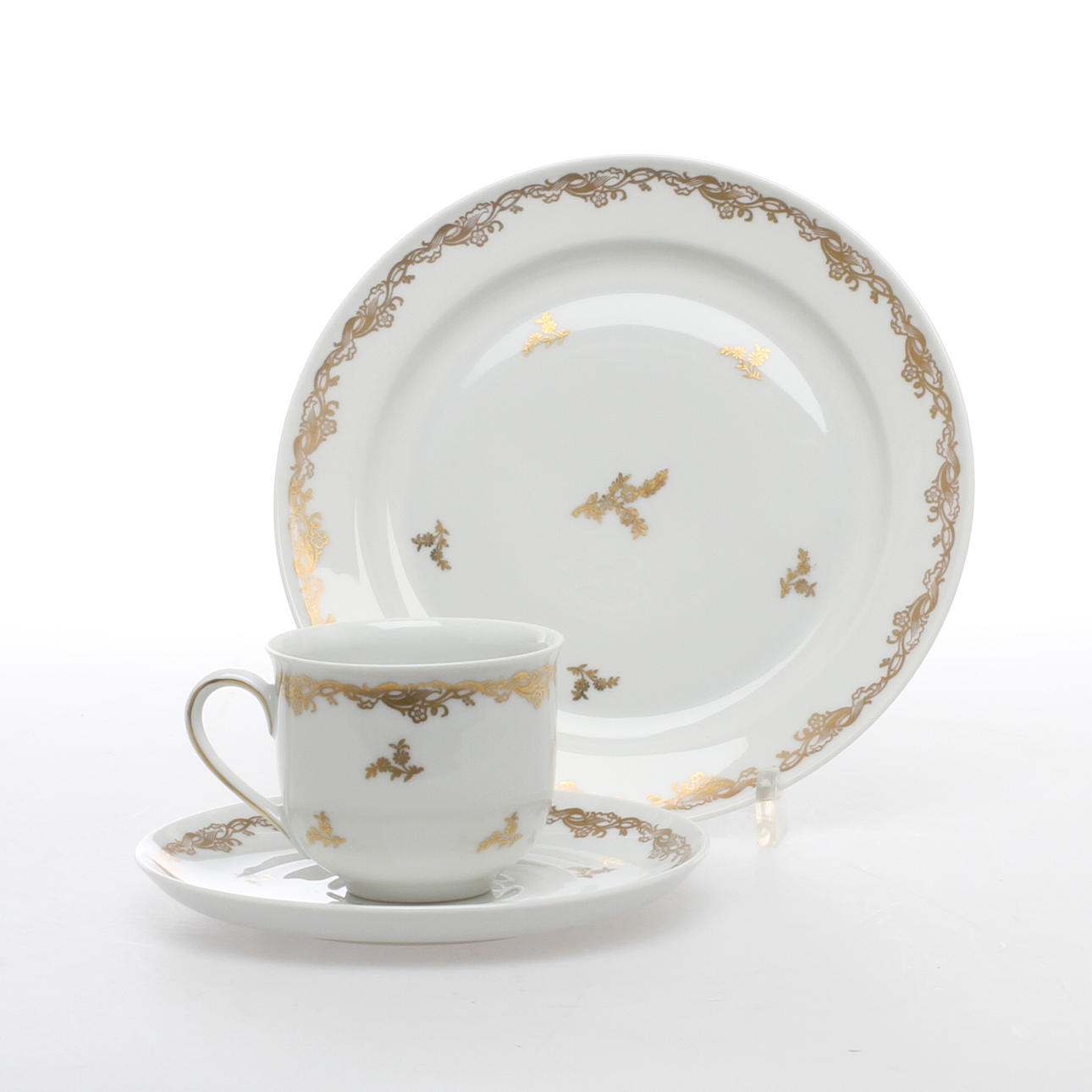 KAFFE/MOCCASERVIS, porslin, "Helena" Rosenthal.