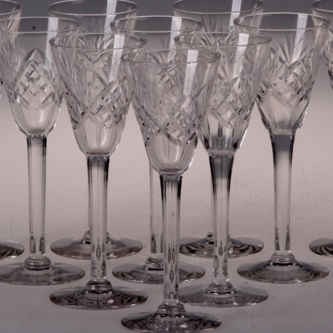 SNAPSGLAS, 10 st, helgaslipning, 1900-tal.