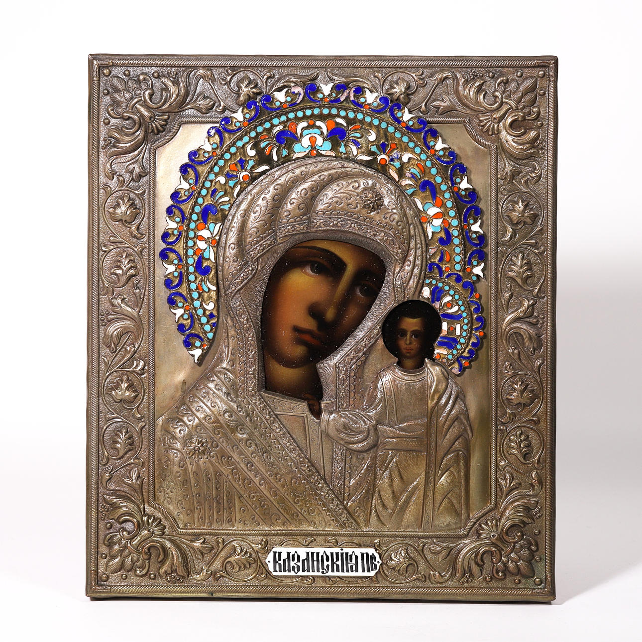 ICONO RUSO CON ESMALTE.