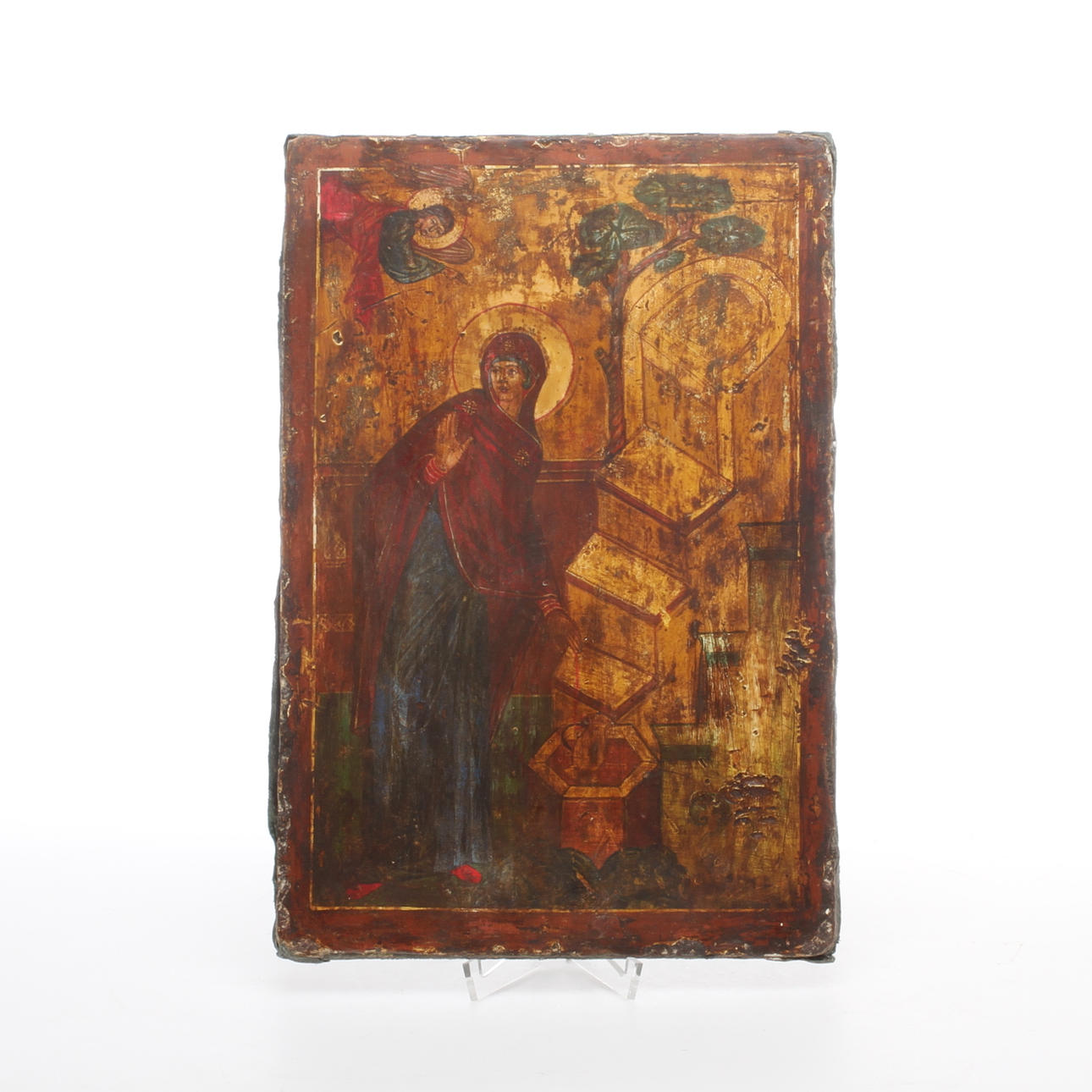 IKON, trol. Ryssland, med motiv av helgon.