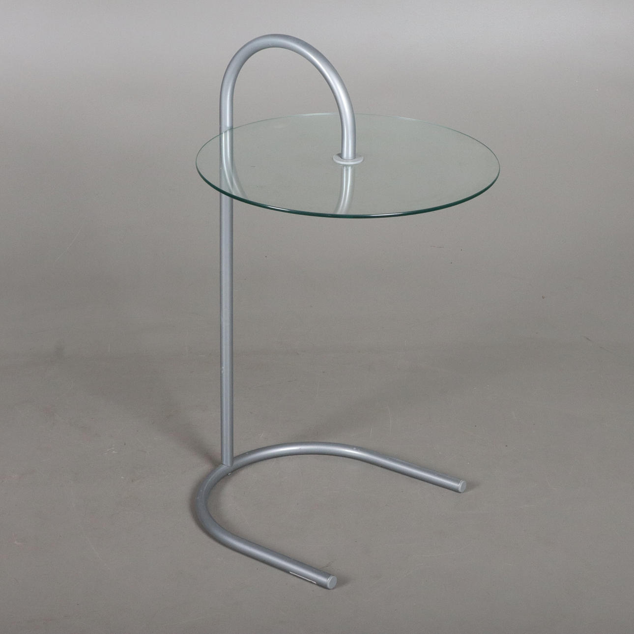 MESA AUXILIAR, metal/vidrio IKEA.