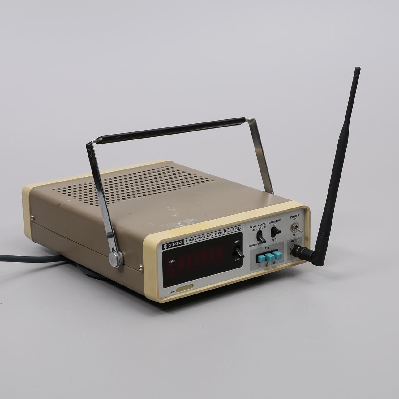 FREQUENCY COUNTER, "Trio FC-756", 1990s.