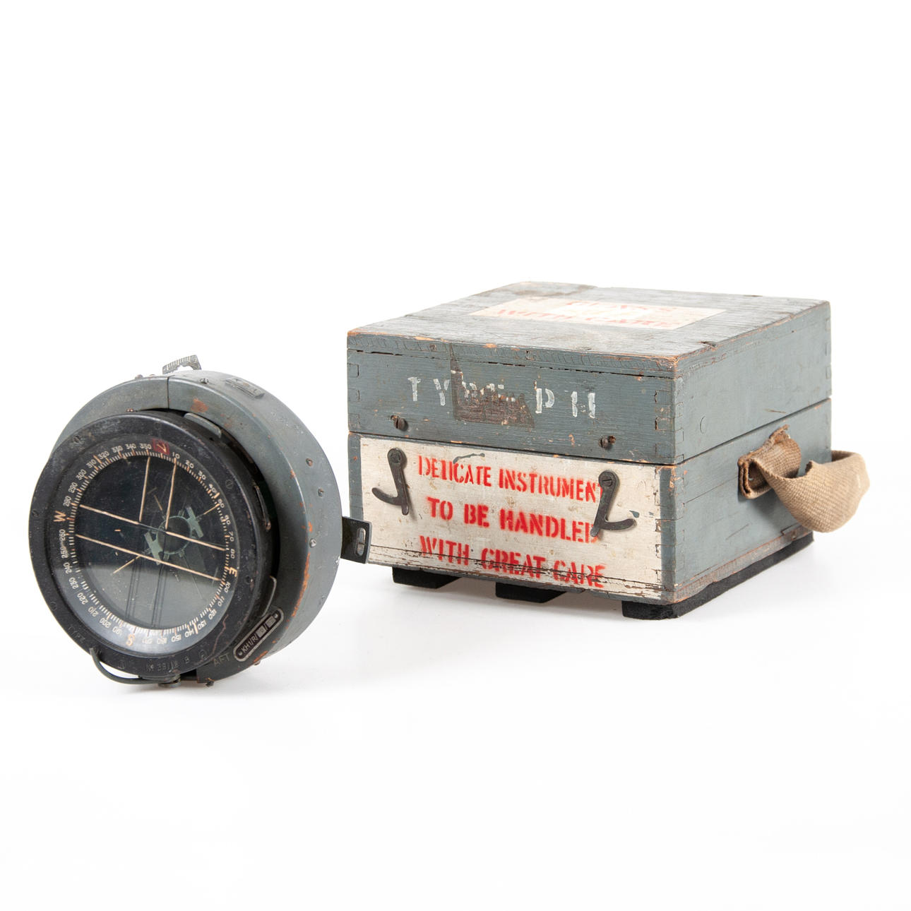 WW2 British RAF P8 Aircraft Compass, with box.