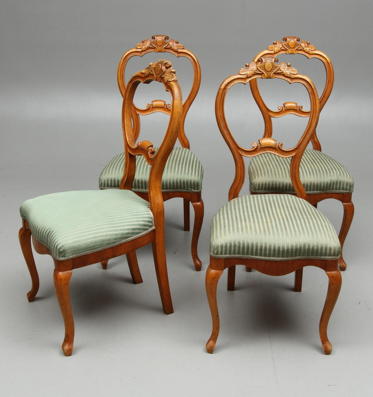 STOLAR, 4 st, nyrokoko, 1800-talets slut.