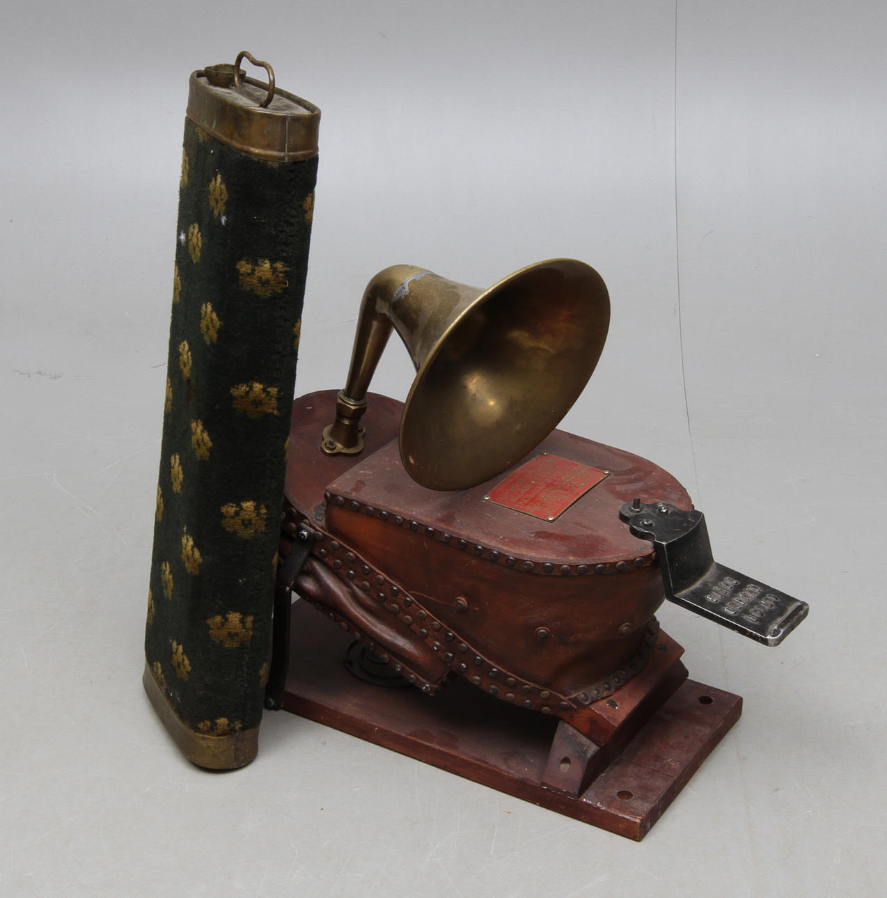 BRANDTUTA, Siebe Gorman and Co Ltd samt TANK i mässing, tidigt 1900-tal.