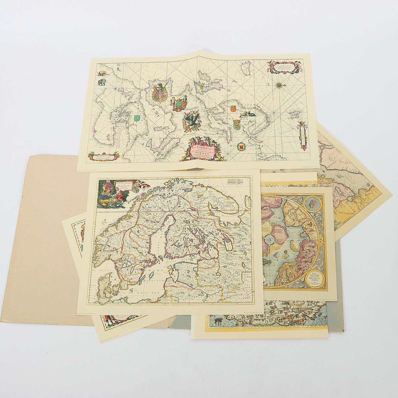 KARTBLAD, Bonniers, 1960-tal.