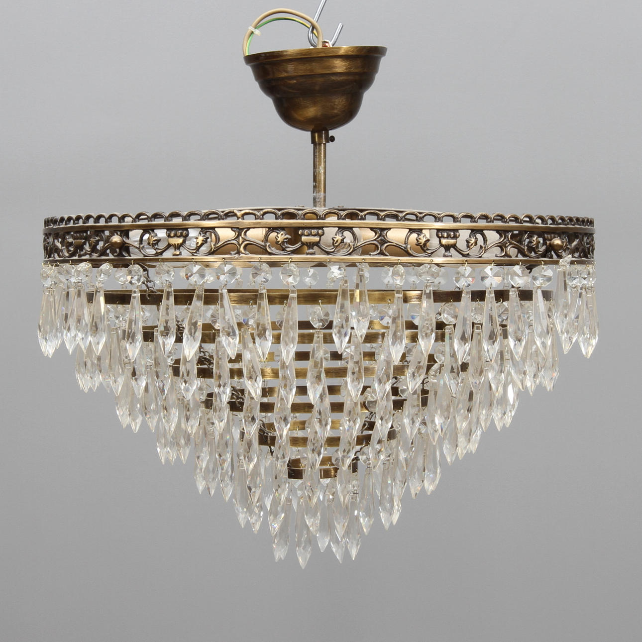 KRISTALLPLAFOND, 1900-talets senare del.