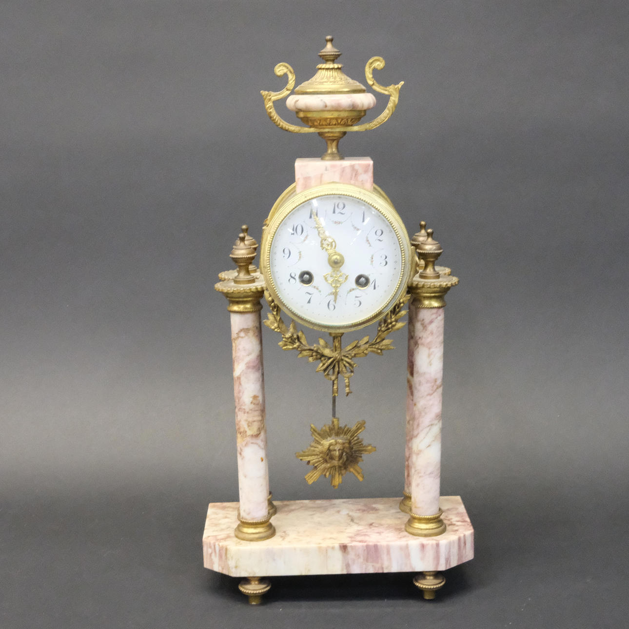 CHARLES HOUR, TABLE CLOCK, FRANCE.