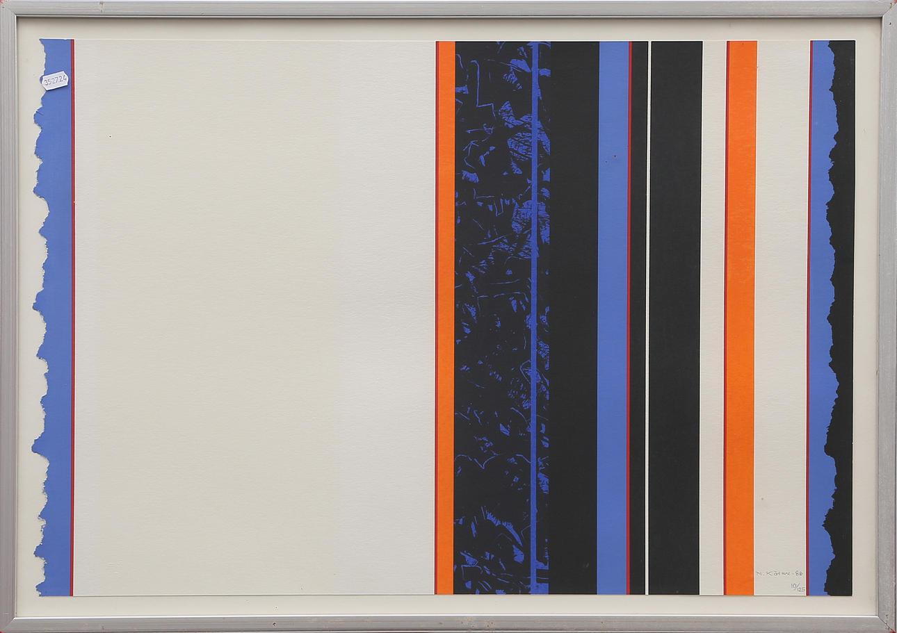 NILS KÖLARE. LITO, signed, 20th century.